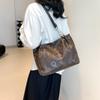 Moda Nueva Primavera 2024 Bolso Estampado Bolso de Mujer Bolso de Hombro Texturizado Elegante Retro Europeo y Americano Bolso Portátil de Axila