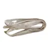 Fabricantes suministran cuerda plana de algodón blanco cremoso cuerda para la cintura cinturón trenzado de doble capa cuerda para la cintura de ropa cuerda para sombrero venta al por mayor