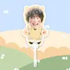 Zhou Keyu Placa de Sinalização de Fã com Cabeça Grande em Forma de Leque Fã de Concerto Mercadoria Estilo Igual do Tiktok