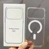 Adequado para Capa de Celular Magnética Transparente Apple 17 Iphone17Promax Capa Protetora Anti-Queda Duas em Uma Atacado