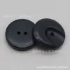 Botones sencillos de resina mate para camisas, botones de dos tonos y dos agujeros para pantalones, botones versátiles para pantalones de traje, botones cóncavos para abrigos