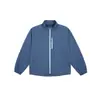 Rumen Chaqueta de Montaña al Aire Libre con Cuello Alto Bloque de Color Cierre Cremallera Protección Solar Ropa para Hombres Mujeres Holgada Repelente al Agua Chaqueta Deportiva Abrigo de Moda