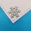 Celebridade da Internet Mais Vendido Natal Pérola Diamante Floco de Neve DIY Plástico Acessórios Grampo de Cabelo Feito à Mão Adorno de Cabeça Capa de Celular Adesivo para Copo de Água