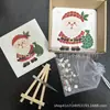Kit de Arte DIY Mosaico de Vidrio Marino Navideño diy
