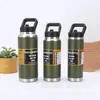 Suministro Exclusivo Transfronterizo de Vasos Aislados de Acero Inoxidable 304, Botellas de Agua Portátiles para Senderismo al Aire Libre, Botellas Aisladas Grandes para Exteriores