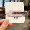 Pinza para el Cabello de Acrílico Dulce Dopamina Sin Costuras Estilo Coreano Clip para el Cabello de Chica Ins Clip de Pico de Pato Versátil Antideslizante Celebridad de Internet