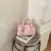 Bolsa Boston Shuai Mi Home Bowling Feminina 2026 Verão Nova Nicho Ombro Único Transversal Bolsa de Mão Bolsa Almofada