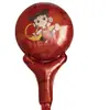Globo de Dibujos Animados Nata Palo de Mano Cabeza de Globo Palo Largo Clip Globo de Aluminio Set de Fiesta Globo de Dibujos Animados Decoración Día del Niño