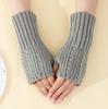 G916 Nuevo Giro Corto Guantes Exhibitto para Mujer Otoño e Invierno Tejido Lana Manga Cálida Resistente al Frío de Moda Manga Larga Exhibitto