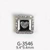 Nueva Manicura de Celebridad de Internet Joyería de Zirconia de Oro Real Colgante Ruyi Ábaco Amor Gema Joyería de Moño G3531