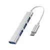 Extensor Divisor USB 3.0 Multi-Interface Tipo-C para Laptop Computador de Mesa Estação de Acoplamento Externa Um-para-Quatro