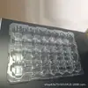 Bandeja blister antiestática transparente PET caixa plástica para peças eletrônicas embalagem PVC acessórios de hardware bandeja de giro blister