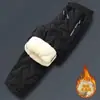 Pantalones de algodón ultrasónicos al por mayor transfronterizos, pantalones casuales de algodón con borrego para hombre, talla grande, corte holgado, forrados de polar, pantalones de correr engrosados