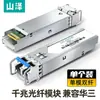 Shanze Sfp Gigabit 10g 100m Puerto Eléctrico de Fibra Óptica Multimodo Monomodo Mononúcleo Doble Núcleo Módulo Convertidor Óptico a Eléctrico Rj45