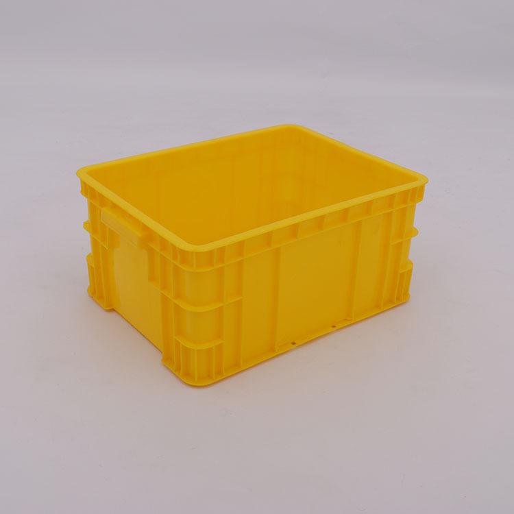 可堆高塑料周转箱 400-200仓库整理仓储箱蓝色