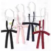 Directo de fábrica original genuino JK gratis color sólido mango largo pequeño cuello de mariposa cuerda mujeres estilo universitario casual japonés venta al por mayor