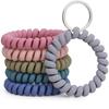 Chaveiro Colorido de Primavera Chaveiro de Carro Pingente Criativo Multifuncional Anel Chaveiro de Cabelo DIY Multicolorido