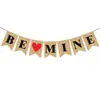 Decoraciones transfronterizas para el Día de San Valentín: banderines retro de cuadros para el Día de San Valentín, adornos de espiral y adornos para pastel