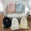 Mochila transfronteriza para mujer, estilo japonés ins, nueva de alta apariencia, estilo universitario, mochila de mariposa, bolsa ligera de doble hombro para estudiantes de secundaria y preparatoria