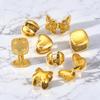 Nuevos Pendientes de Acero de Titanio con Bola Brillante Estilo Ins Europeo y Americano Hebilla de Oreja Pendientes de Moda de Alto Grado Nicho para Mujer Combinan con Todo