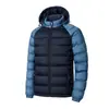 Nuevo cárdigan de moda para hombre Otoño e Invierno 2026 con capucha desmontable, forro polar, chaqueta de algodón reversible, abrigo de algodón versátil para exportación