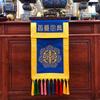 Novo Estilo Ferramentas de Buda Salão de Buda Santuário de Buda Bordado em Tecido Bordados Ornamentos Bandeja Prato de Oferenda Incensários Pote de Pó Deixar Verdadeira Fragrância Tecido