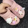 Nuevos Zapatos con Agujeros Accesorios DIY Comida y Juguetes de Simulación Accesorios de Decoración de Helados Hebilla de Zapato Extraíble Accesorios para Zapatos