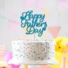 Topo de Bolo Dia dos Pais Transfronteiriço Decoração de Bolo Festa de Feriado Dia dos Pais Topper Decoração de Sobremesa Tecido