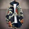 Chaqueta de Algodón Polar Ártico Gruesa de Invierno Transfronteriza 2025 con Mangas Largas, Cremallera, Capucha de Moda, Corte Holgado, Diseño de Gato, Sin Riesgo