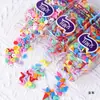 Decoración de Pastel de Celebridad de Internet, Virutas de Azúcar, Perlas de Azúcar, Accesorios, Vasos para Cumpleaños Infantiles, Adornos para Mesa de Postres de Repostería