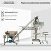 Máquina de enchimento de pó semiautomática medicina em pó medicina chinesa máquina de enchimento de pó de café máquina de enchimento de amido de farinha pode máquina