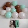 Set de Globos de Látex Retro Coloridos Decoración Fiesta de Cumpleaños de Bebé Propuesta Disposición de Habitación de Boda Accesorios para Fotos Venta al por Mayor