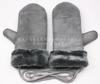 Manoplas para exteriores cálidas de piel sintética integradas para pareja de coche eléctrico montando guantes cálidos de terciopelo para montar lámina cálida