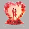 Regalos de San Valentín Transfronterizos para Parejas, Decoración para Sala de Estar y Dormitorio, Adornos de Escritorio de Acrílico, Regalos para Fiestas de Amor
