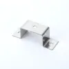 Suporte metal angle aço inoxidável conector de canto suporte de fixação para mesa e cadeira fivela de fixação