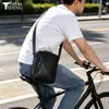 Bolso cruzado de cuero genuino para hombre Amazon para ir al trabajo, Bolso de hombro de piel de vaca de capa superior, Bolso casual para hombre de gran capacidad multicapa