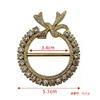 Hebilla de Nudo para Ropa Fija Artefacto Cintura Broche de Perla Metal Perla Hebilla para Prenda Hebilla para Toalla de Seda Aleación Hebilla Decorativa