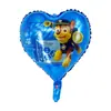 Nuevo Animal de Dibujos Animados Cachorro Patrulla Canina Maomao Diario Ryder Globo de Película de Aluminio Juguete Infantil Decoración Venta al por Mayor