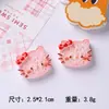 Galletas de gatito simuladas, exquisitos juguetes de comida en miniatura, decoraciones para casa de muñecas, accesorios de resina de galleta, accesorios de resina para manualidades