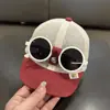 Gorra de Béisbol Estilo Primavera y Otoño para Bebés Niños y Niñas, Sombrero con Visera Corta para Bebés y Niños Pequeños, Estilo Coreano