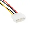 Fuente de alimentación para computadora de escritorio 4 pines IDE + Adaptador SATA cable de datos para disco duro y unidad óptica cable de alimentación cable 7+15p