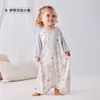 Ropa de dormir fina de verano para bebé Heert, Pijamas de bebé Clase A, Ropa de estar para niños, Saco de dormir de manga larga