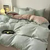 Nuevo Modelo 2025 Juego de Cama de Cuatro Piezas para Todas las Estaciones, Sábana Individual y Funda de Edredón, Juego de Cama de Tres Piezas de Algodón Puro No Algodón para Dormitorio