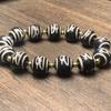 Pulsera de cuentas de nueve ojos envejecida con alto aceite pulpa vieja pulsera de cuentas de múltiples tesoros pulsera de ágata de cuentas de tres ojos al por mayor