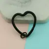 Llavero de Color Pintura para Hornear de 30 mm Forma de Corazón Corazón Corazón Corazón Corazón Anillo con Anillo Hebilla de Hierro Accesorios para Joyería Hecha a Mano DIY