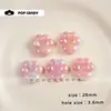 Pata de Gato DIY Cuentas Sueltas con Agujero Recto Accesorios para Cadena de Teléfono Colgante Lindo de Gelatina de Nube Materiales Collar para Mascotas Hecho a Mano