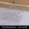 Pegatinas de Arte para Uñas Estrella de Cinco Puntas de Celebridad de Internet Adhesivas 3D Doradas, Plateadas, Negras y Blancas Estrella de Cuatro Puntas Accesorios de Pegatinas para Uñas DIY Modelo Dh