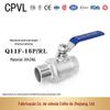 Válvula de Esfera Interna e Externa Q11F-16P Válvula de Esfera Rosqueada Aço Inoxidável 304 316L