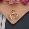 Liga Gato da Sorte Pingente Gotejador de Óleo Acessórios para Joias DIY Pulseira Estilo Antigo Contas Contas Espaçadoras Contas da Sorte Pingente