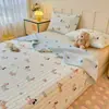 Novo Tipo de Cobertor de Cama de Veludo de Algodão para Bebê com Algodão e Veludo de um Lado, Algodão Puro e Veludo de Leite do Outro Lado, Cobertor de Cama de Solteiro Disponível em Ambos os Lados
